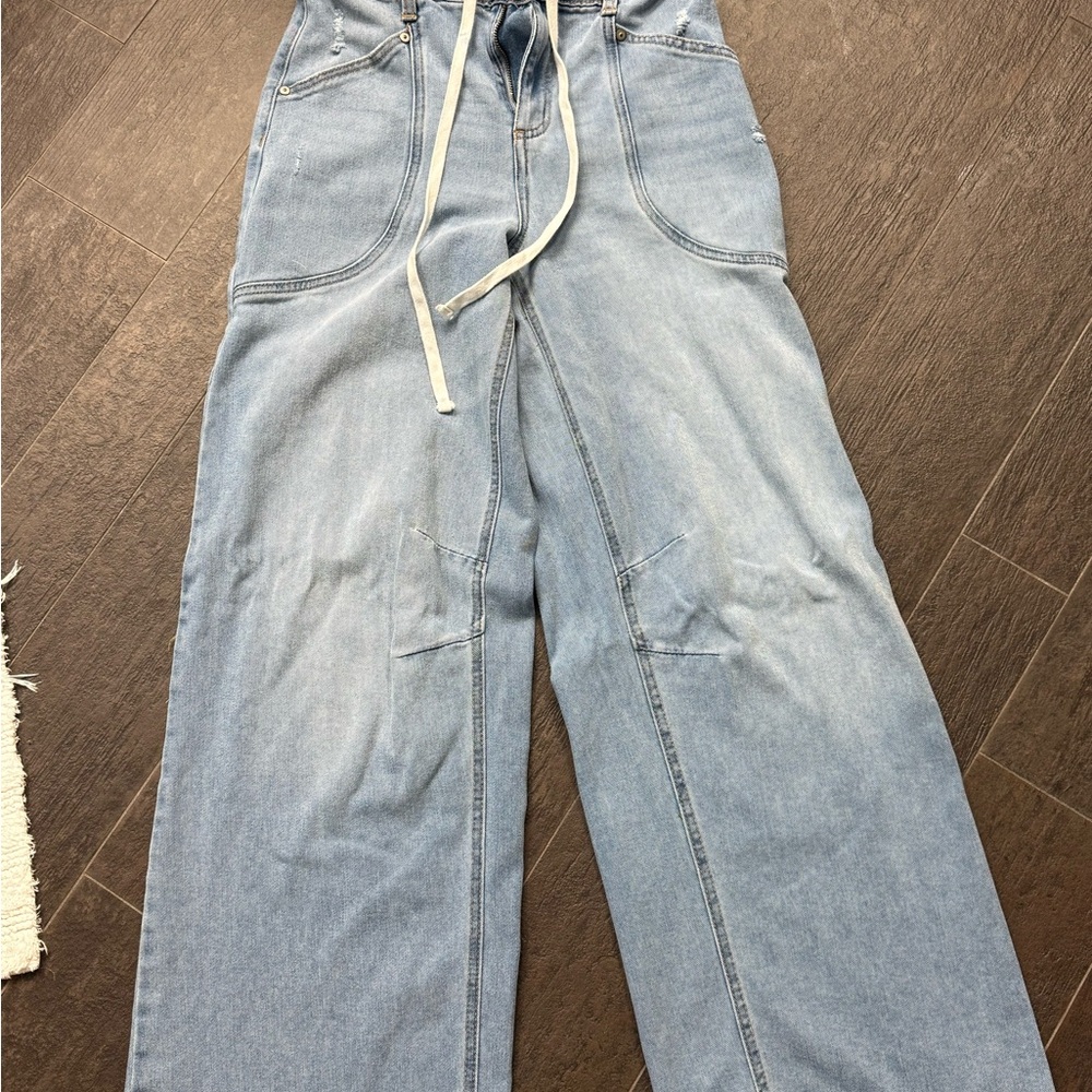 Celebrity Pink Light Blue High Rise Women Jeans